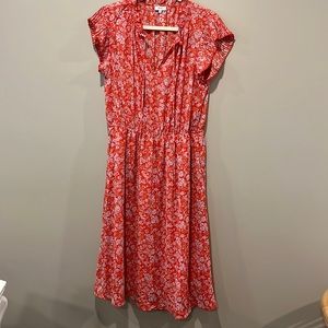 Voy lightweight flower print midi dress